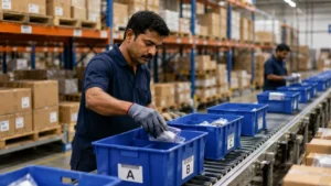 Product Sorting Worker skill test Delhi